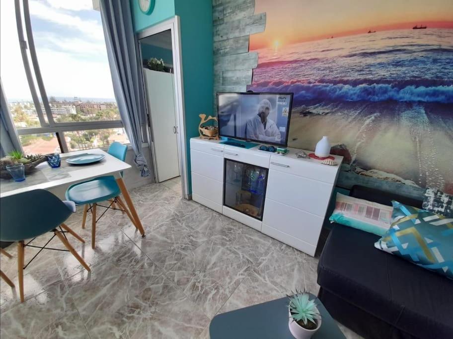 Traumhafte Wohnung Mit Panoramablick Und Pool Playa del Ingles  Luaran gambar