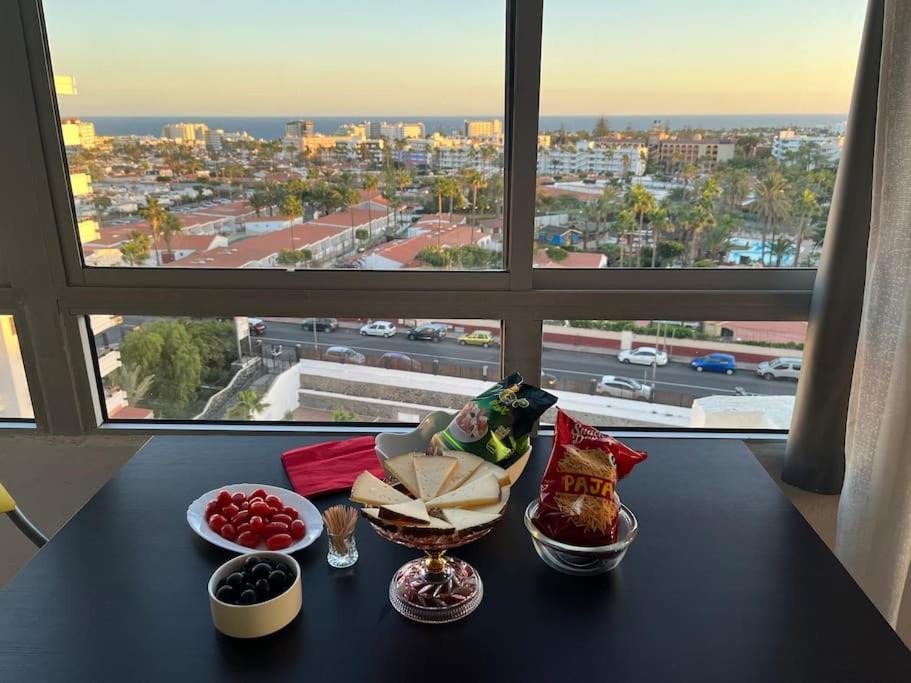 Traumhafte Wohnung Mit Panoramablick Und Pool Playa del Ingles  Luaran gambar