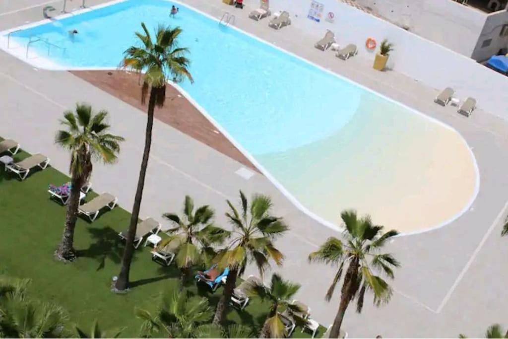 Traumhafte Wohnung Mit Panoramablick Und Pool Playa del Ingles  Luaran gambar